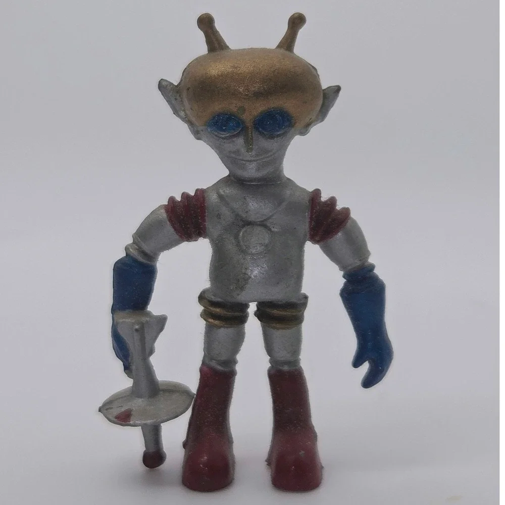 Outer Space Men Alpha 7 The Man From Mars PVC Figure Sword 1990s China